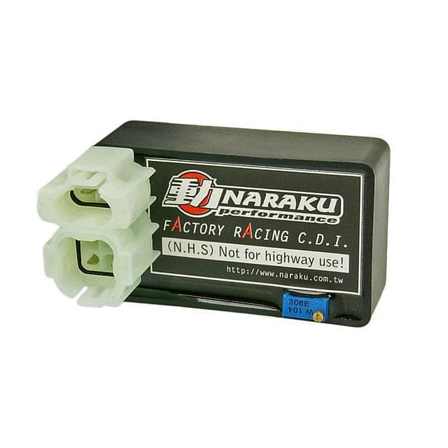 CDI ajustable regulable motores GY6 AC dos conectores Naraku NK390.24