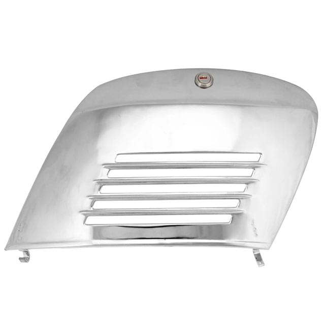Chrome engine side cover Vespa Primavera/Super/SL Olympia