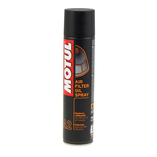 Spray de manutenção para filtro de ar Motul A2 Air-Filter-Oil-Spray, 400ml