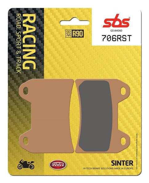 Pastilla de freno sinterizadas Aprilia RSV / BMW F / Ducati Monster / KTM Adventure SBS P706RST