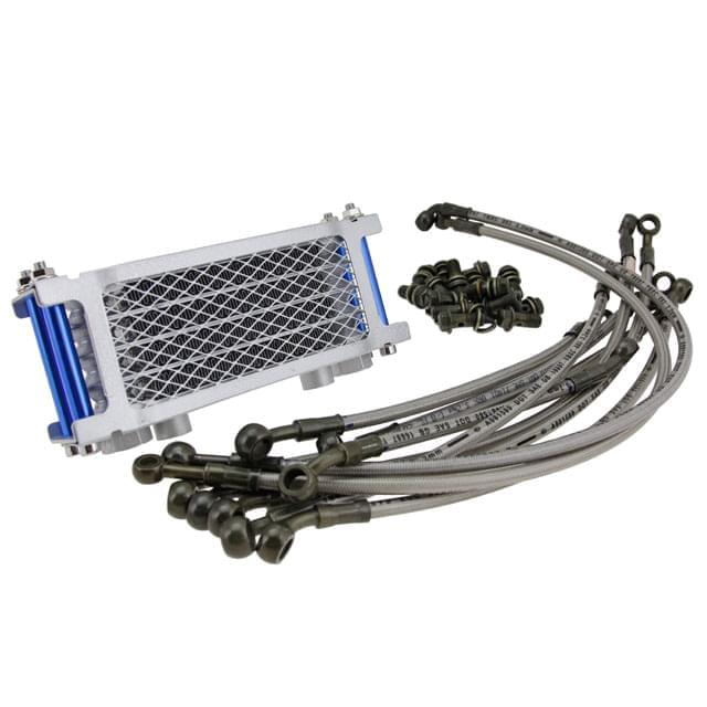 Universal Oil radiator for Pitbike with bracket and hoses YCF