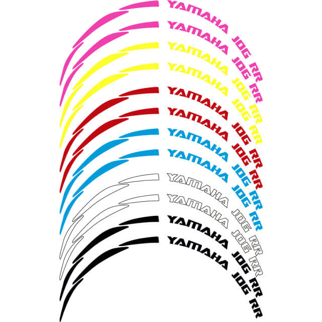 Yamaha Jog R/RR wheel rim sticker