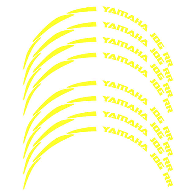 Yamaha Jog R/RR wheel rim sticker