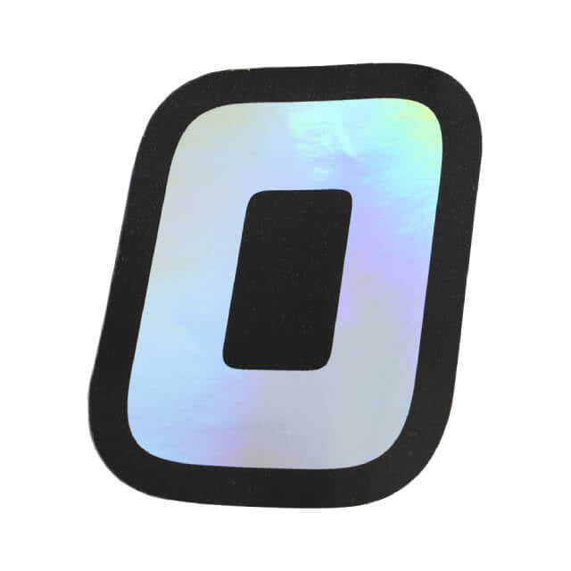 Pegatina número holográfica 10cm Doppler - 3 unidades