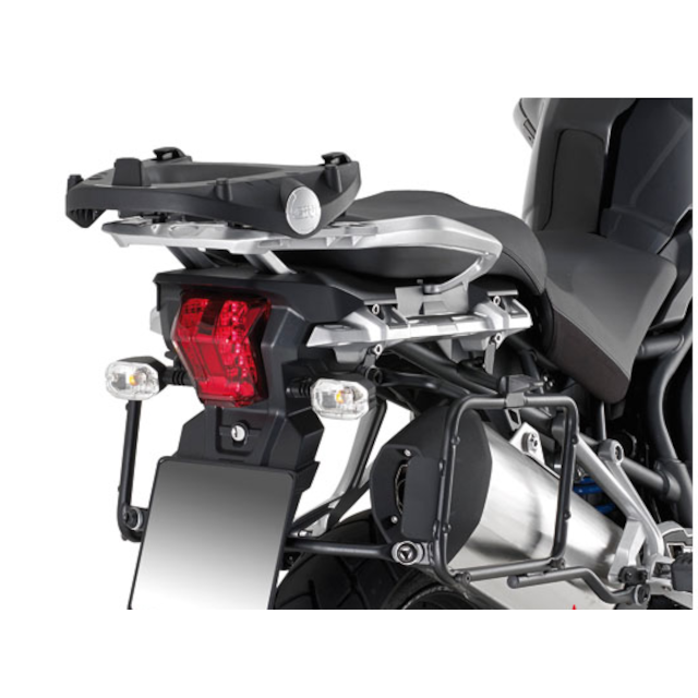 Portamaletas lateral fijación rápida Monokey-Retro-Fit Triumph Tiger Explorer 1200 16-18 Givi PLR6408