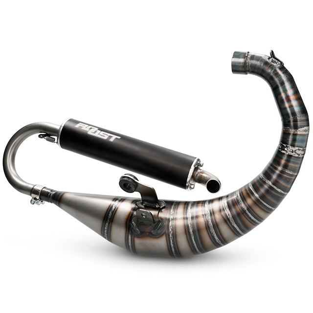 Roost MV70 Minarelli vertical exhaust