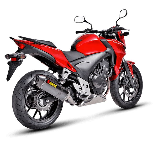 Échappement Akrapovic Slip-On Line Honda CB 500X 13-16 / CBR 500R 13-15 (CE) - carbone
