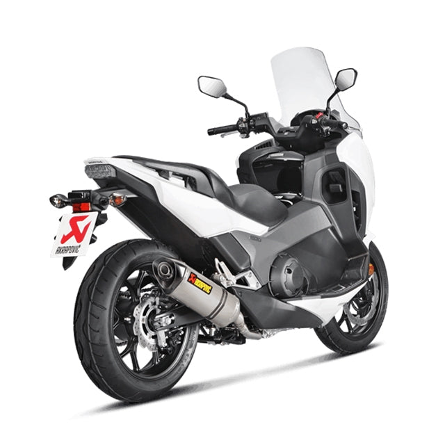 Échappement Akrapovic Slip-On Line Honda NC 700/750 S/X/Integra 12-20 (CE) titane-carbone