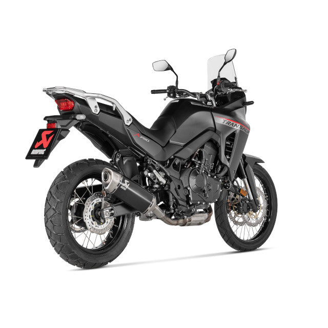 Escape Akrapovic Slip-On Honda XL 750 Transalp >2023 - titânio preto