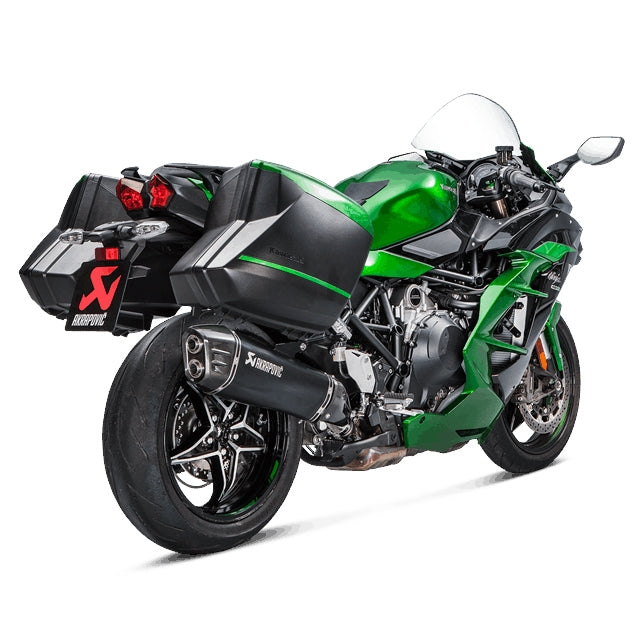 Silencieux Akrapovic Slip-On Line Kawasaki Ninja H2SX >18 (CE) titane-noir