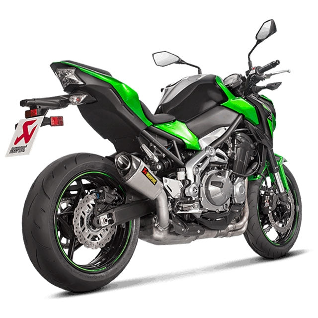Akrapovic Slip-On Exhaust Kawasaki Z900 / A2 17-19 - titanium