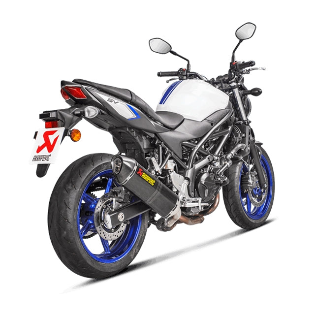Échappement Akrapovic Slip-On Suzuki SV650 16-20/SV650 X Cafe Racer 18-20 (CE) - carbone