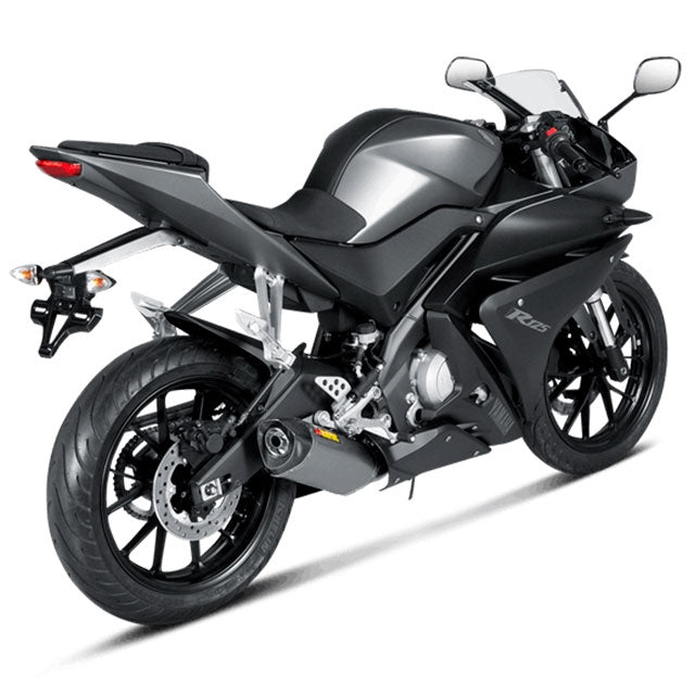 Échappement Akrapovic complet Line Racing Yamaha MT-125cc / YZF-R 125cc 14-18 - titane