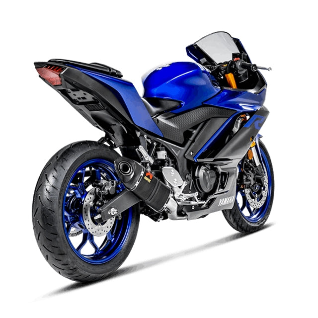 Échappement Akrapovic complet Line Yamaha MT-03 / YZF-R3 15-20 - carbone