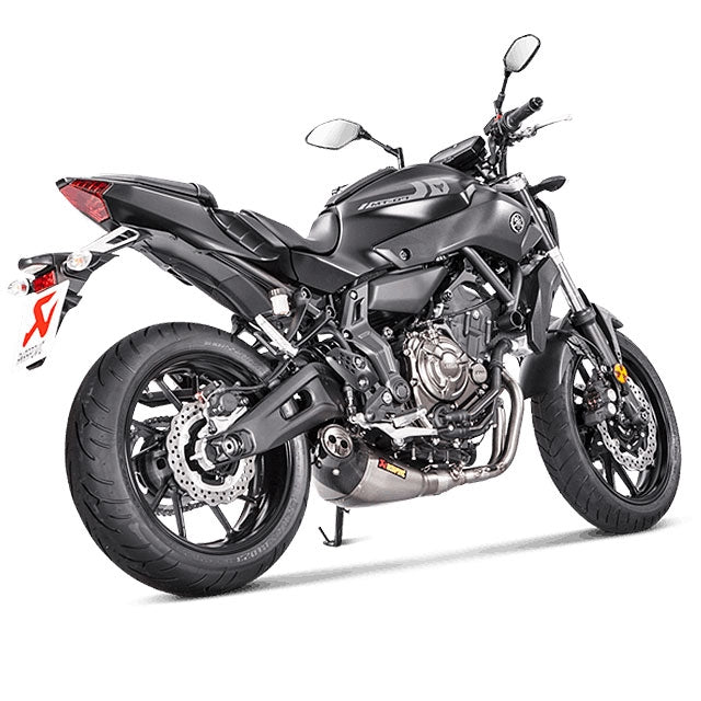 Échappement Akrapovic complet Yamaha MT-07 / XSR 700 Racing Line (CE) - titane
