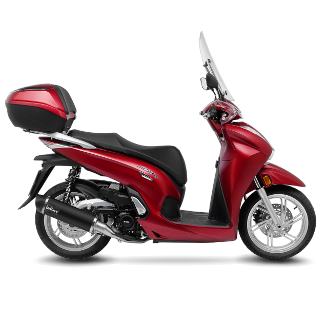 Silencieux Leovince Honda SH 350 21-23 noir-carbone