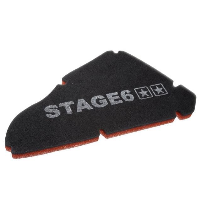 Filtro de aire Piaggio scooter largo 50cc Double layer Stage6 S6-35078