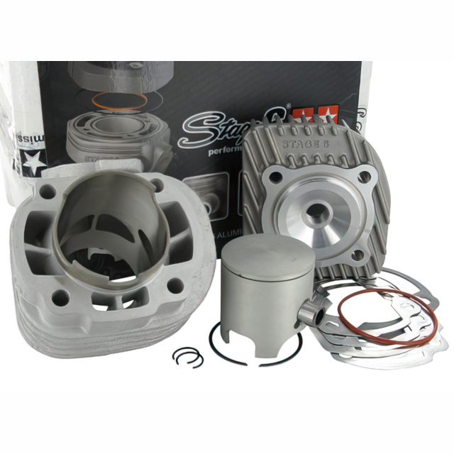 Cilindro Stage6 Racing 70cc MK2 China / CPI / Keeway 2T AC bulón 12mm S6-7419502