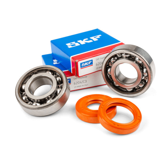 Crankshaft bearings and seals Minarelli AM6 20mm shafts Stage6 R/T