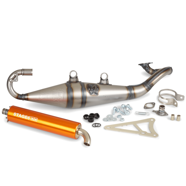 Escape Minarelli Horizontal PRO Réplica MK2 Stage6 - Laranja