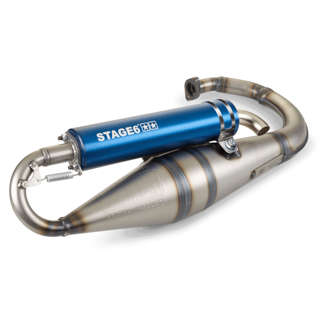 Escape Minarelli Vertical PRO Réplica MK2 Stage6 - Azul