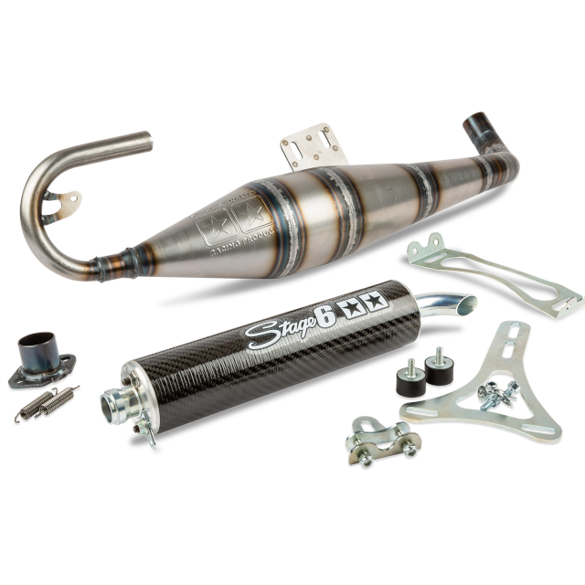 Échappement Stage6 R1200 70cc Minarelli horizontal