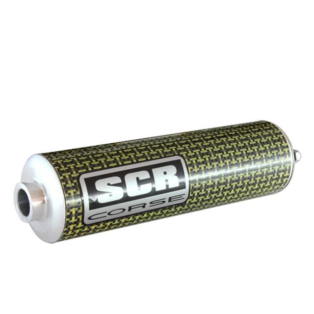 SIlenciador de escape SCR Corse Marchas 50cc - kevlar SIL330KEVLAR
