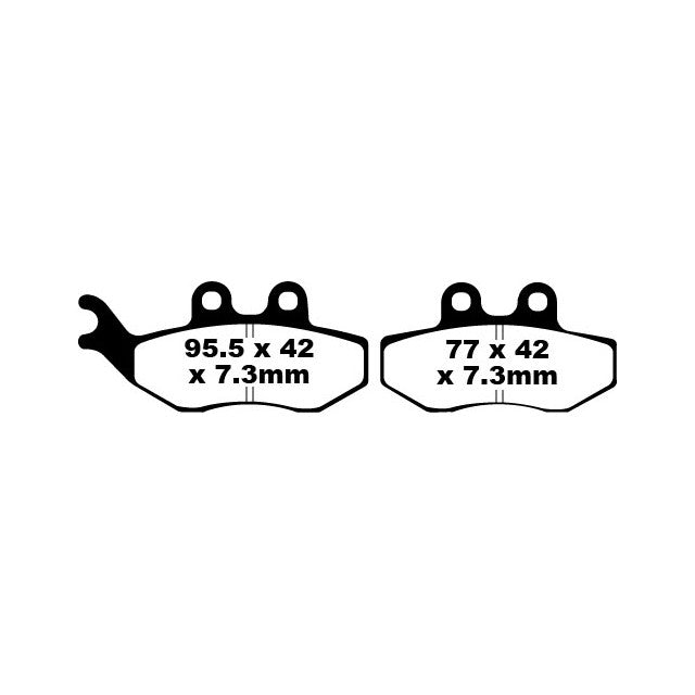 Front brake pads Beta RR 50 04-24 EBC - organic