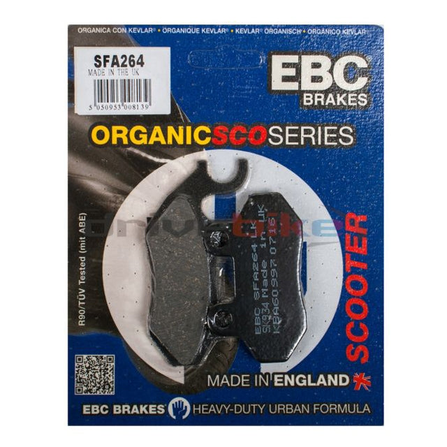 Pastillas de freno delanteras Sym Citycom 125/300 EBC - organicas