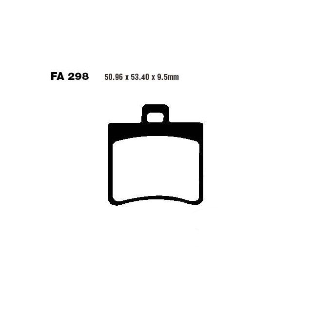 Plaquettes de frein Aprilia Atlantic / Scarabeo / SR >2004 EBC - organiques