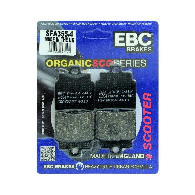 Pastillas traseras SYM GTS 125/250/300 EBC - organicas