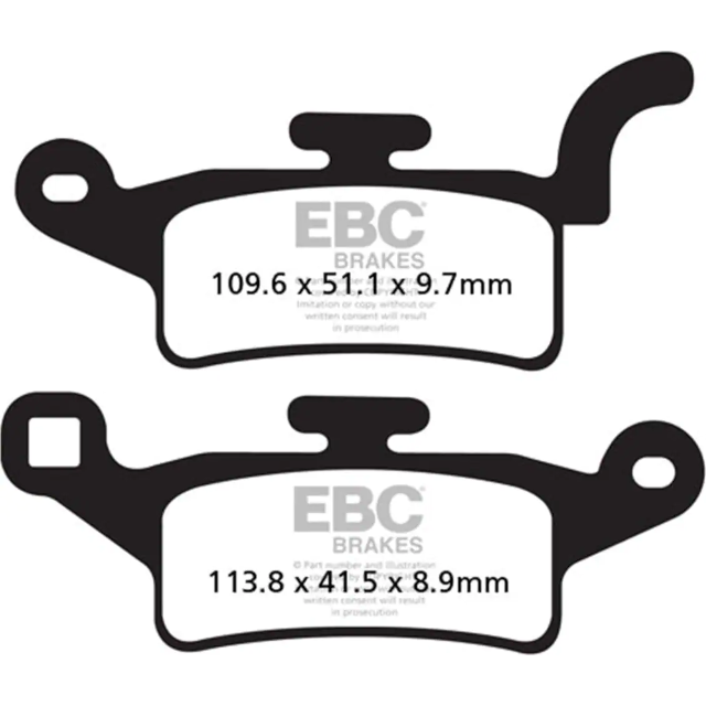Pastillas de freno Yamaha Xenter 125/150 EBC - orgánicas SFA492