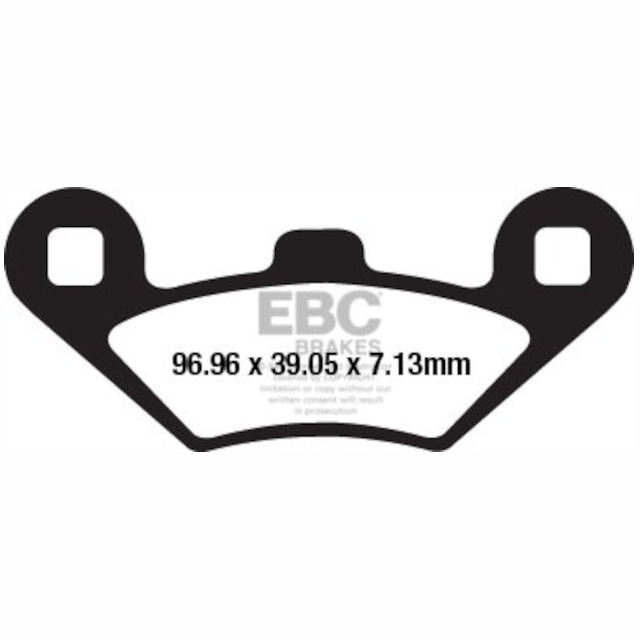 Pastillas de freno delanteras Peugeot Metropolis 400 13-16 EBC HH - sinterizadas SFA650HH