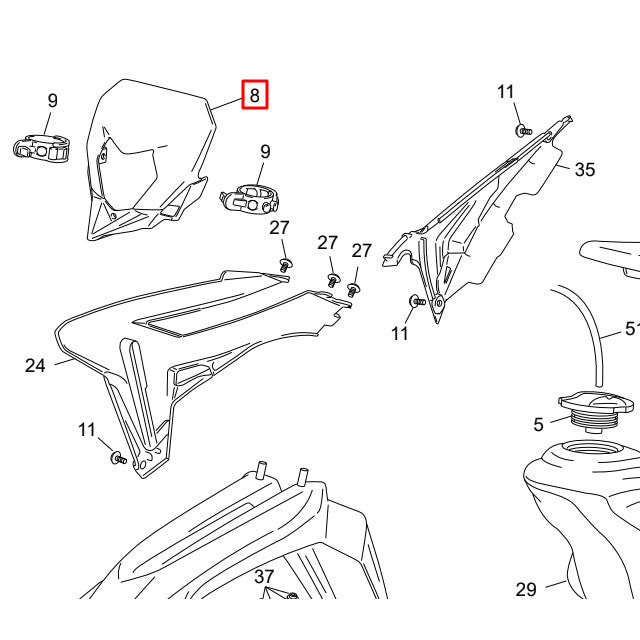 Careta Sherco >2012 - branco