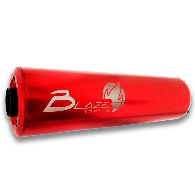 Exhaust silencer anodized aluminium Blaze Racing