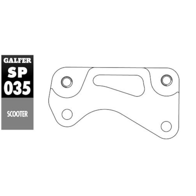Soporte pinza Honda SH 300 d.280/296mm Galfer SP035