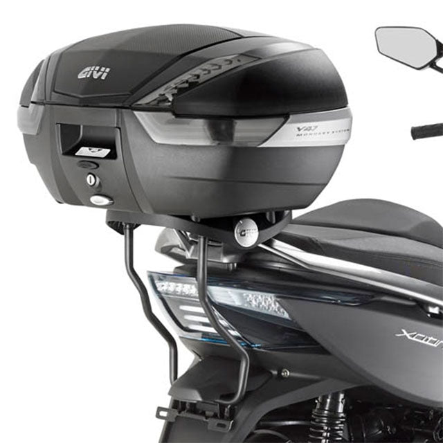 Support top case avec porte-paquet Monokey Kymco X-Citing 400 2013 Givi