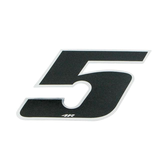 Pegatina número de 8cm 4R LaserCut Stage6