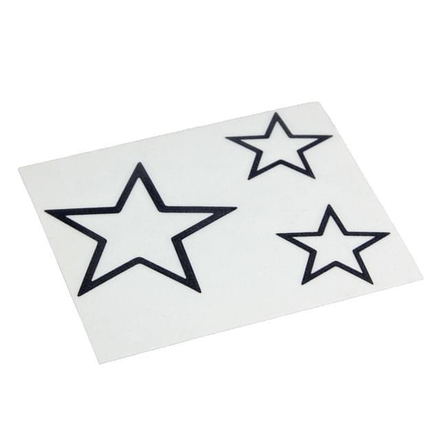 Autocollant (lot de 3 pcs) Étoile - choisis la couleur :