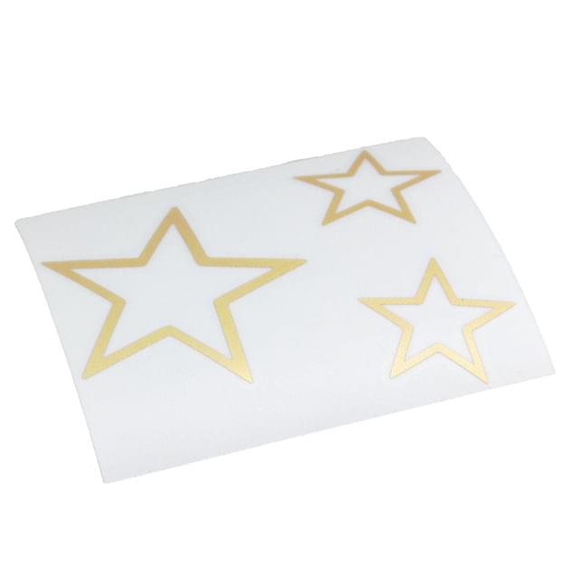 Autocollant (lot de 3 pcs) Étoile - choisis la couleur :