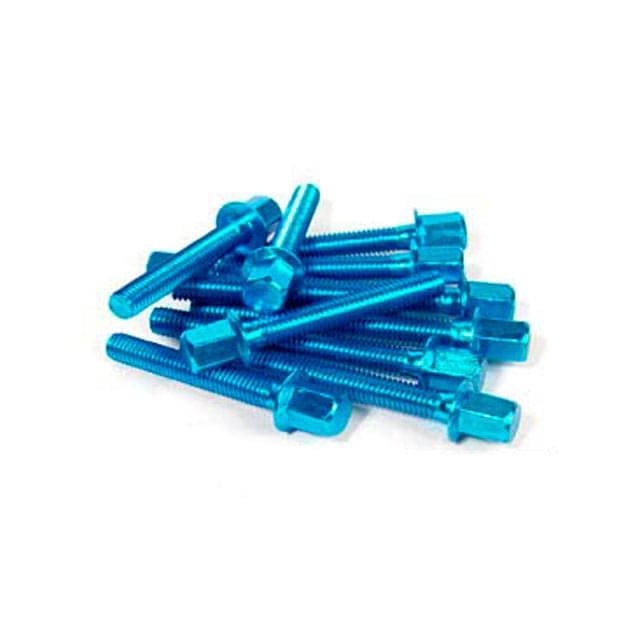 Crankcase cover screws Piaggio/Gilera STR8 - blue aluminium