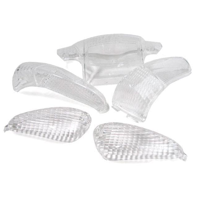 Kit de cabochons de Clignotants et feu arrière Gilera Runner 03 STR8 - blanc