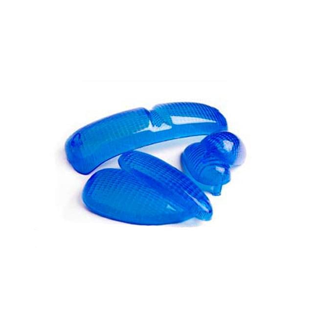 Kit tulipes de clignotants et feu arrière Malaguti F15 STR8 - bleu