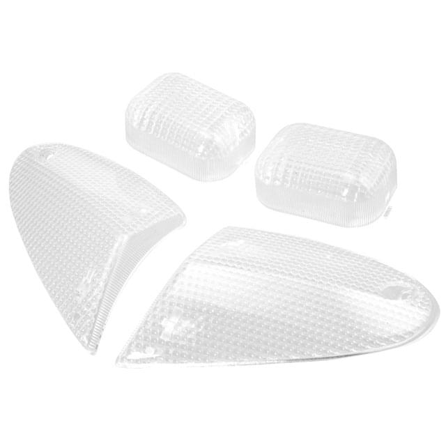 Kit de tulipas de piscas Aprilia SR 2000 STR8 - branco