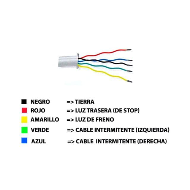 Conector cables Easy Connect piloto trasero con intermitentes STR8 STR-656.00