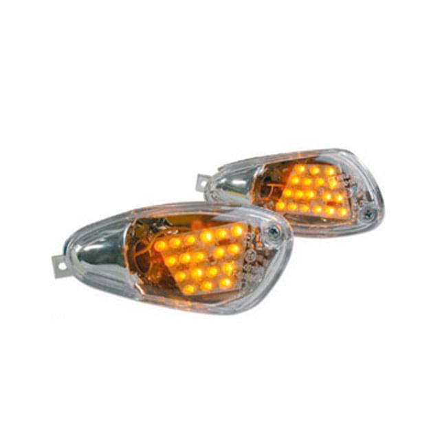 Piscas dianteiros Gilera Runner <03 LED CE STR8 - transparente