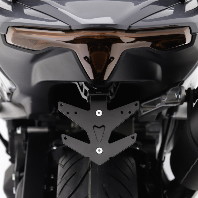 License plate holder with license plate light Yamaha T-Max 560 Phase 2 BCD - matte black
