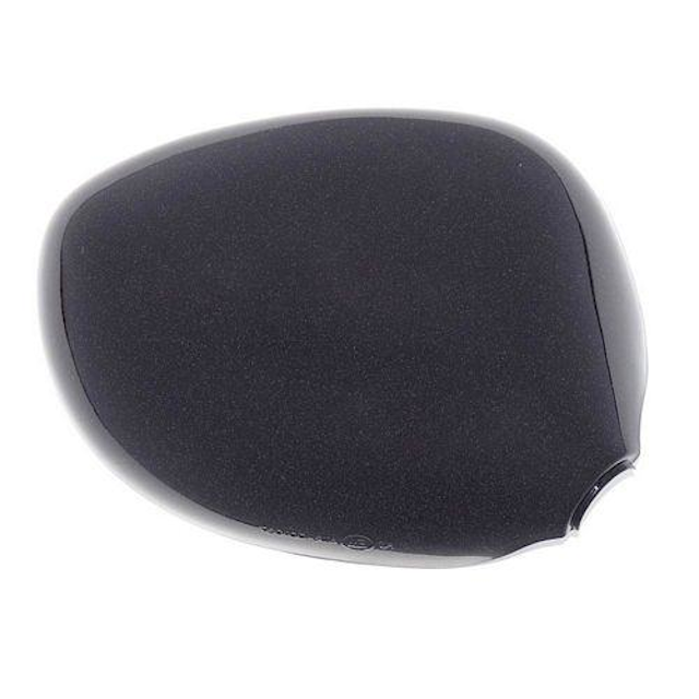 Carcaça do espelho retrovisor direito E-340 Piaggio X-Evo 125/250/400 Vparts - preto brilhante