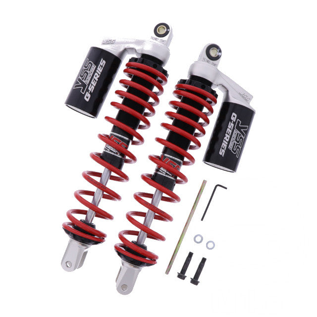 Rear shock absorber kit Yamaha X-Max 300 17-23 YSS G-Series - red spring