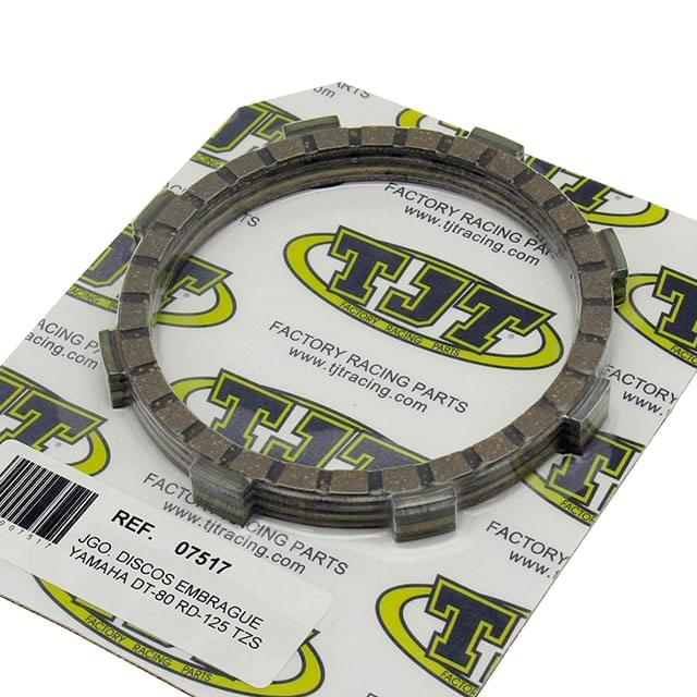 Discos de embrague Yamaha 80 DT TJT Racing Kevlar 7517